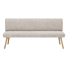 Barry Medium Bench with Oak Leg