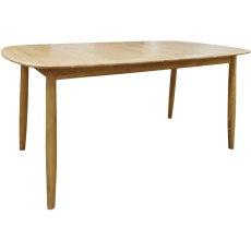 Malin Dining Extending Oak Dining Table 160-200cm + 4 Dorcas Light Brown Dining Chairs Malin Dining Extending Oak Dining Table 160-200cm + 4 Dorcas Light Brown Dining Chairs