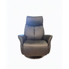Himolla Stratus Small Manual Swivel Recliner