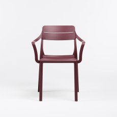 Nardi Cassia Outdoor Dining Armchair- Borgogna