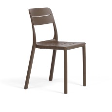 Nardi Cassia Outdoor Armless Chair- Tabacco
