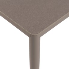 Nardi Piave 80cm Square Side Table in Tortora