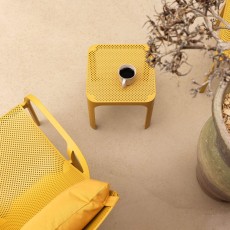Nardi Net Small Side Table in Senape