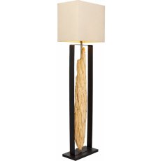 Nature Stem Black Floor Lamp