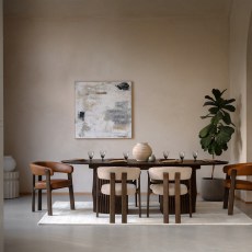 Gallery Direct Onda Oval Extending Dining Table