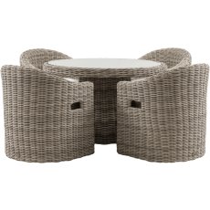 Ragusa Dining Set, 4 Seater