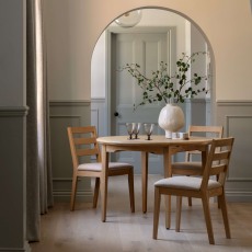 Gallery Direct Malvern Round Extending Dining Table