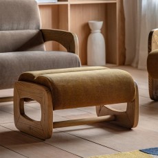Gallery Direct Marco Footstool - Golden