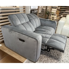 SELENA- 2 Seater Power Headrest & Recliner in Fabric