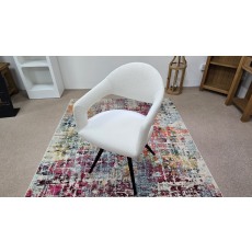Jasmine Dining Chair In Misty White Jasmine Dining Chair In Misty White