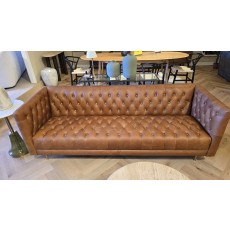 Dalton Sofa in Antique Brown Leather