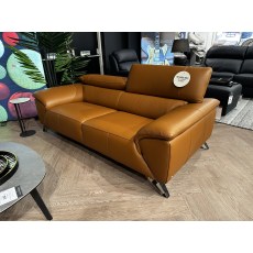 Nicoletti Molveno 2.5 Seater Sofa in Tan Leather