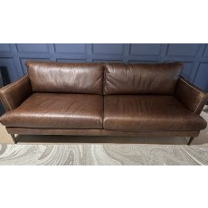 ALESSIO 3 SEATER SOFA IN LEATHER