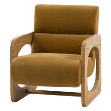 Gallery Direct Marco Armchair- Golden