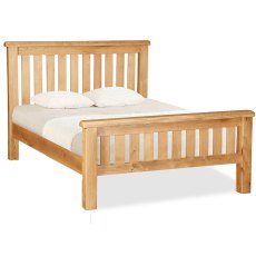 Fairfax Bedroom Oak Kingsize Slatted Bedframe