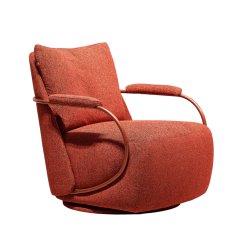 Rom Hugo King Swivel Armchair