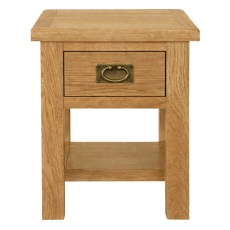 Fairfax Compact Oak Lamp Table