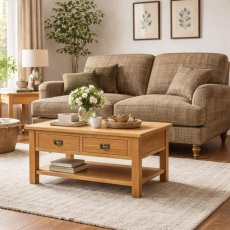 Fairfax Compact Oak Coffee Table