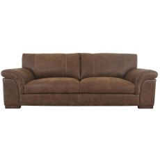 Mountback 4 Seater Sofa Marrone QS