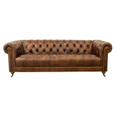 Highbury 4 Seater Sofa Leather QS