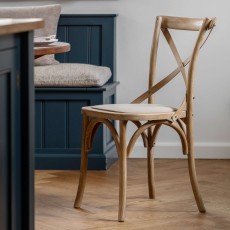 Gallery Direct Cafe Chair, Washed Oak