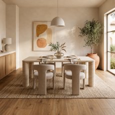 Isla 200cm Dining Table & 4 Eve Chairs Isla 200cm Dining Table & 4 Eve Chairs