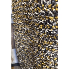 ROCKS SHAGGY 120X170CM OCHRE RUG
