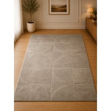 Origins Penny Rug- Steel Blue 120 X 170cm