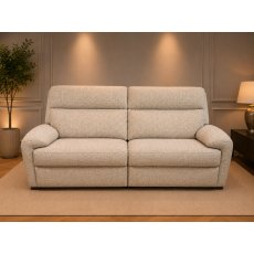 G-Plan- Hardy 3 Seater Powered Heated Seats and Headrest/Lumbar in Fabric B