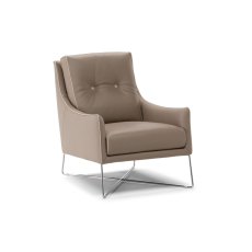 Natuzzi Editions Amicizia Armchair With Metal Feet