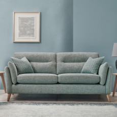 Amoura Fabric 3 Seater Motion Lounger