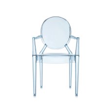 Kartell LouLou Ghost by Philippe Starck Transparent Blue Child Chair