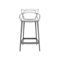 Kartell Masters by Phillippe Starck Stool H.65 Grey Kartell Masters by Phillippe Starck Stool H.65 Grey