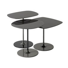 Kartell Thierry by Piero Lissoni Trio Coffee Tables Black