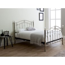 Callie 4'6 Double Crystal Finials Bedframe