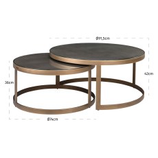 Bloomville Set of 2 Coffee Tables