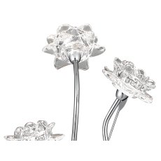 Bellis 3 Light Chrome Floor Lamp