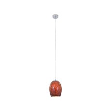 Crackle 1 Light Red Pendant Crackle 1 Light Red Pendant