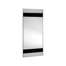 Contemporary Black Glass Mirror Contemporary Black Glass Mirror