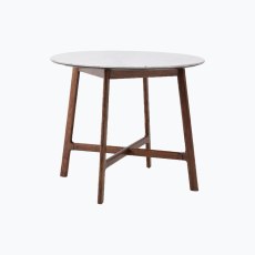 Barcelona Mid-Century Round Dining Table