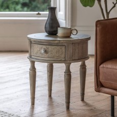 Gallery Direct Rustique Round Side Table