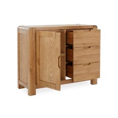 Nordic Dining Small Oak Sideboard