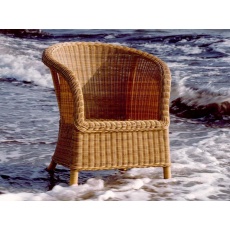 Cane-line Derby Natural Chair with Seat Cushion