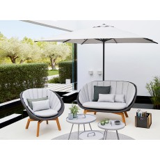 Cane-line Peacock 2 Seater Sofa W/ Teak Legs