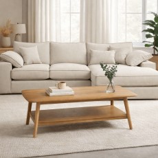 Malin Dining Mid Century Modern Oak Coffee Table Malin Dining Mid Century Modern Oak Coffee Table