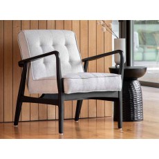 Humber Mid-Century Modern Armchair - Natural Fabric Humber Mid-Century Modern Armchair - Natural Fabric
