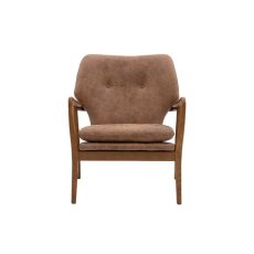 Jensen Mid-Century Modern Armchair - Brown Leather Jensen Mid-Century Modern Armchair - Brown Leather