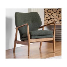 Jensen Mid-Century Modern Armchair | Green Jensen Mid-Century Modern Armchair | Green