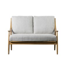 Reliant Mid Century Modern 2 Seater Sofa | Natural Linen