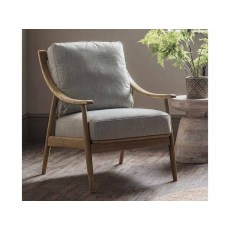 Reliant Mid-Century Modern Armchair | Natural Linen Reliant Mid-Century Modern Armchair | Natural Linen